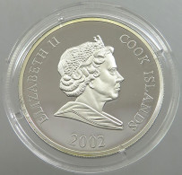 COOK ISLANDS 2 DOLLARS 2002 PROOF #sm14 0049 - Cookinseln