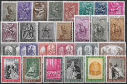 1966 Vaticano Complete Year 27v. MNH - Otros & Sin Clasificación