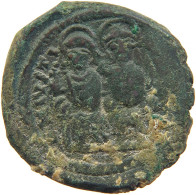 BYZANTINE EMPIRE ? 40 Nummi Justin II And Sophia AD 565-578. Year 9 Nikomedia 14.2G #t033 0467 - Bizantine