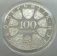 AUSTRIA 100 SCHILLING 1976 PROOF #sm14 0025 - Austria