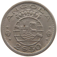 ANGOLA 2 1/2 ESCUDOS 1969 #s105 0109 - Angola