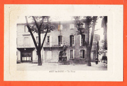 01973 / ♥️ ⭐ Rare ALET-les-BAINS 11-Aude Café PUEL De La Place 1910s Carte Détourée Edition Veuve BONNAFOUS - Autres & Non Classés