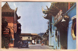 01672 / LOS ANGELES CHINATOWN California Busy Street Scene Dated 1952 Published MIKE ROBERTS Distrib G EBERHARD Co - Los Angeles