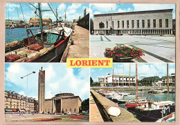 01708 / LORIENT 56-Morbihan LORIENT Port Hotel Ville église Palais Congrès Multivues 1984 YVON 25 - Lorient