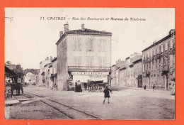 01890 / CASTRES 81-Tarn L'EPARGNE N° 219 Rue Des Brasseries Et Avenue De TOULOUSE 1910s Edit BLATTES - Castres