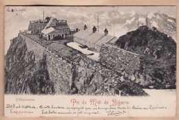 01716 / ⭐ Pic Du MIDI De BIGORRE Observatoire 2698 Mètres Altitude 1903 à Leontine CUDET Saint-Jean-Maurienne R&J D GINA - Otros & Sin Clasificación