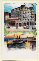 01759 / ♥️ ⭐ KONSTANZ Bade Wurtemberg Hotel Restaurant KRONE Constance Postkarte Litho 1900s - Konstanz