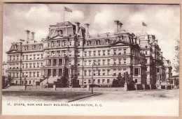 01662 / WASHINGTON D-C State War And Navy Building 1890s FOSTER- REYNOLDS N° 17 Authorized Act Congress May 19, 1898 - Washington DC