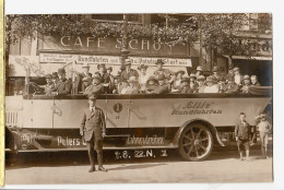 01757 / ♥️ ⭐ Deutschland Fotokarte 1922 CAFE SCHON Autobus Autocar PETER UNION ELITE Runfahrten Durch BERLIN Potsdam - Mitte