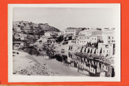 01882 / Probablemente Région BENIDORM ALICANTE Localizable Rio Pueblo Village Bord Rivière à Localiser Carte-Photo 1950 - Altri & Non Classificati