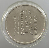 SWITZERLAND 5 FRANCS 1974 #sm14 0203 - 5 Franken