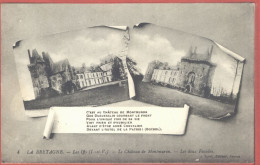 01516 / LES IFFS 35-Ille Et Vilaine Multivues Château De MONTMURON Les 2 Façades 1910s- SOREL 4 - Autres & Non Classés