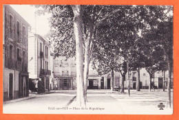 01964 / Peu Commun ILLE-sur-TET (66) Place De La REPUBLIQUE 1914 à Marius BOUTET Mercerie Port-Vendres P.O CCCC - Sonstige & Ohne Zuordnung