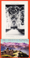 01567 / EINSIEDELN Schwyz Kloster Das Innere Kirche Couvent Intérieur Eglise 1890s +1 CPA RIGI-KULM Berner-Hochalpen - Altri & Non Classificati