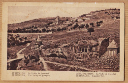 01799 / ⭐ JERUSALEM La Vallée De JOSAPHAT GIOSAFAT JOSAPHAT-TAL Gerusalemme 1920s / ATTALLAH Frères C-19088 - Palestine