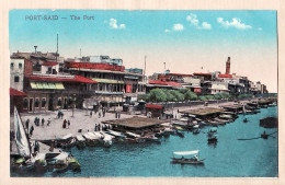 01851 / Egypt SUEZ PORT-SAÏD The Port Cigarettes Laurens SAVOY Hotel 1910s Litho Color CAIRO TRUST 499 Egypte Agypten  - Puerto Saíd
