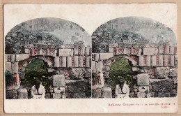 01798 / ⭐ PALESTINA Stereo-briefkaart 1890s BETHANIE De L'hébreu Beth-Ananiah Reliques Maison De MARTHE Et MARIE Israël - Palestine