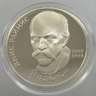 RUSSIA USSR ROUBLE 1990 RAINIS PROOF #sm14 0149 - Russia