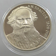 RUSSIA USSR 1 ROUBLE 1988 TOLSTOI #sm14 0517 - Rusland