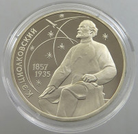 RUSSIA USSR 1 ROUBLE 1987 Tsiolkovsky PROOF #sm14 0647 - Russia