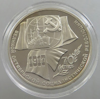 RUSSIA USSR 1 ROUBLE 1987 PROOF #sm14 0661 - Rusland