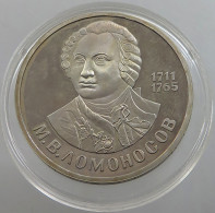 RUSSIA USSR 1 ROUBLE 1986 ORIGINAL Lomonosov PROOF #sm14 0737 - Rusland