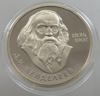 RUSSIA USSR 1 ROUBLE 1984 MENDELEEV ORIGINAL PROOF #sm14 0745 - Rusland