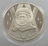 RUSSIA USSR 1 ROUBLE 1983 First Woman In Space ORIGINAL NOT 1988 PROOF #sm14 0669 - Russie