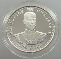 RUSSIA SILVER MEDAL NIKOLAUS 1868-1918 PROOF 10G #sm14 0189 - Rusia