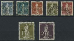 BERLIN 35-41 O, 1949, Stephan, Prachtsatz In Normaler Zähnung, Mi. 320.- - Used Stamps