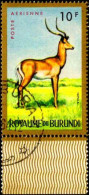 Burundi Avion Obl Yv:  3 Mi:104A Aepyceros Melampus Bord De Feuille (TB Cachet Rond) - Correo Aéreo