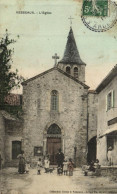 France > [07] Ardèche Pittoresque -  Vesseaux - L'Eglise - Animée - 15107 - Andere & Zonder Classificatie