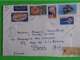 N° 323 / 358 /PA 68 /PA 100 / PA 105  SUR DEVANT LETTRE RECOMMANDÉE PAR AVION DE NOUMEA SUD NOUVELLE CALEDONIE - Colecciones & Series