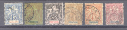 Indochine   :  Yv  8-13  (o) - Used Stamps