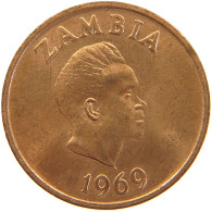 ZAMBIA NGWEE 1969 #s105 0601 - Zambie