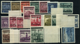 BÖHMEN UND MÄHREN 1-19 **, 1939, Kopfbilder Und Landschaften, Prachtsatz, Gepr. Gilbert, Mi. 120.- - Unused Stamps