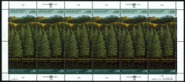 UNO - GENF 165/6KB **, 1988, Rettet Den Wald Im Zusammendruckbogen, Pracht, Mi. 60.- - Andere & Zonder Classificatie