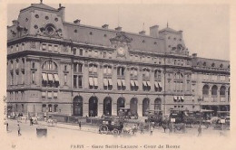 PARIS           GARE SAINT LAZARE. COUR DE ROME              PRECURSEUR - Trasporto Pubblico Stradale