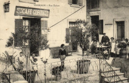 France > [07] Ardèche Pittoresque -  Vesseaux - Rue Dufort - Café Gleize - Animée - 15108 - Autres & Non Classés