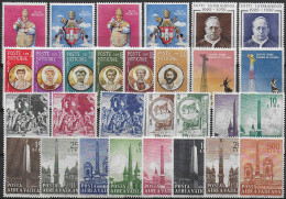 1959 Vaticano Complete Year 29v. MNH - Altri & Non Classificati