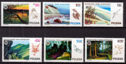 ⁕ Poland / Polska 1976 ⁕ National Parks  Mi.2445-2450 ⁕ 6v MNH - Neufs