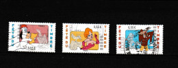 PRIX FIXE OBL 4145 4146 4147 YT Adhésifs 160 161 162 Fête Du Timbre Dessins Animés Tex Avery   AN 2008 15C/52 - Used Stamps