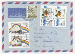 Thailand Air Mail Letter Cover Posted 1989 To Germany B240510 - Thailand
