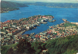 NORVEGE - Bergen (Norvège) - Vue Aérienne - Vue Sur Une Partie De La Ville - Carte Postale - Noorwegen