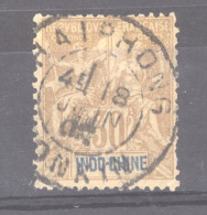 Indochine   :  Yv  11  (o)     Càd HAIPHONG TONKIN - Used Stamps