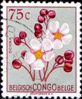 Congo Belge Poste Obl Yv:309 Mi:302 Ochna (Beau Cachet Rond) - Usati