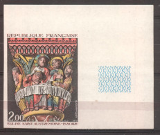 Superbe Coin De Feuille Série Artistique église St-Austremoine YT 1741 De 1973 Sans Trace De Charnière - Unclassified