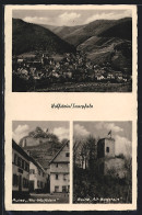 AK Wolfstein /Saarpfalz, Ruine Neu- Und Alt-Wolfstein, Ortsansicht Aus Der Vogelschau  - Autres & Non Classés