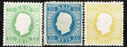 Portugal, 1879/80, # 49/51, MH - Unused Stamps