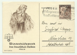 WINTERHILFSWERK DES DEUTSCHEN VOLKES 1938/39 - Cartes Postales